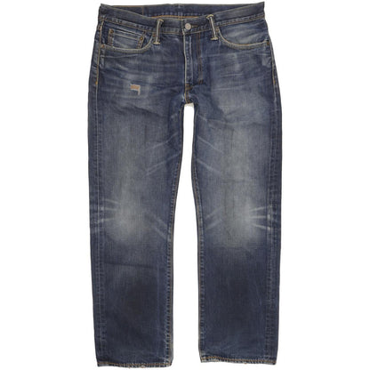 Levi's 504 Men Blue Straight Regular Jeans W34 L29