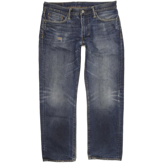 Levi's 504 Men Blue Straight Regular Jeans W34 L29