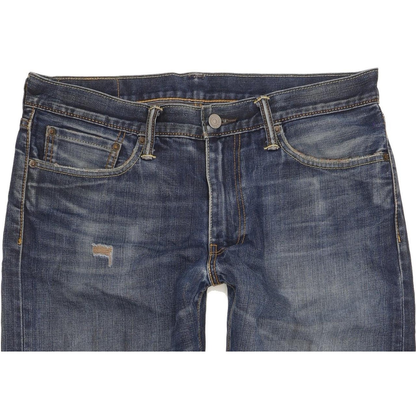 Levi's 504 Men Blue Straight Regular Jeans W34 L29