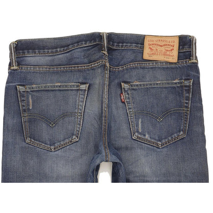 Levi's 504 Men Blue Straight Regular Jeans W34 L29