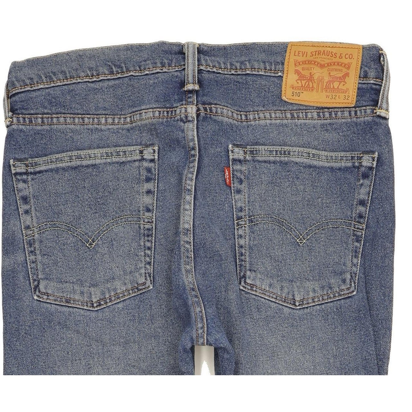 Levi's 510 Men Blue Skinny Slim Stretch Jeans W32 L31