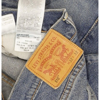 Levi's 510 Men Blue Skinny Slim Stretch Jeans W32 L31