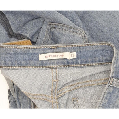 Levi's 535 Women Blue Skinny Slim Stretch Jeans W29 L30