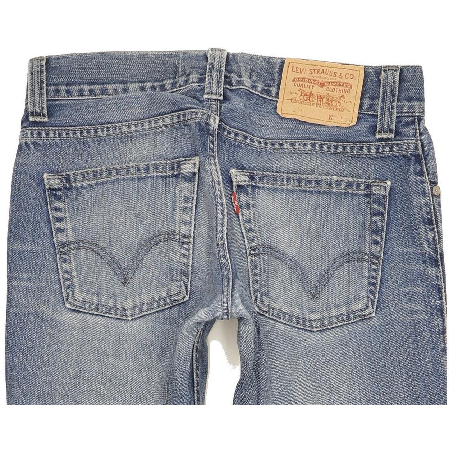 Levi's 511 Men Blue Straight Slim Jeans W31 L33