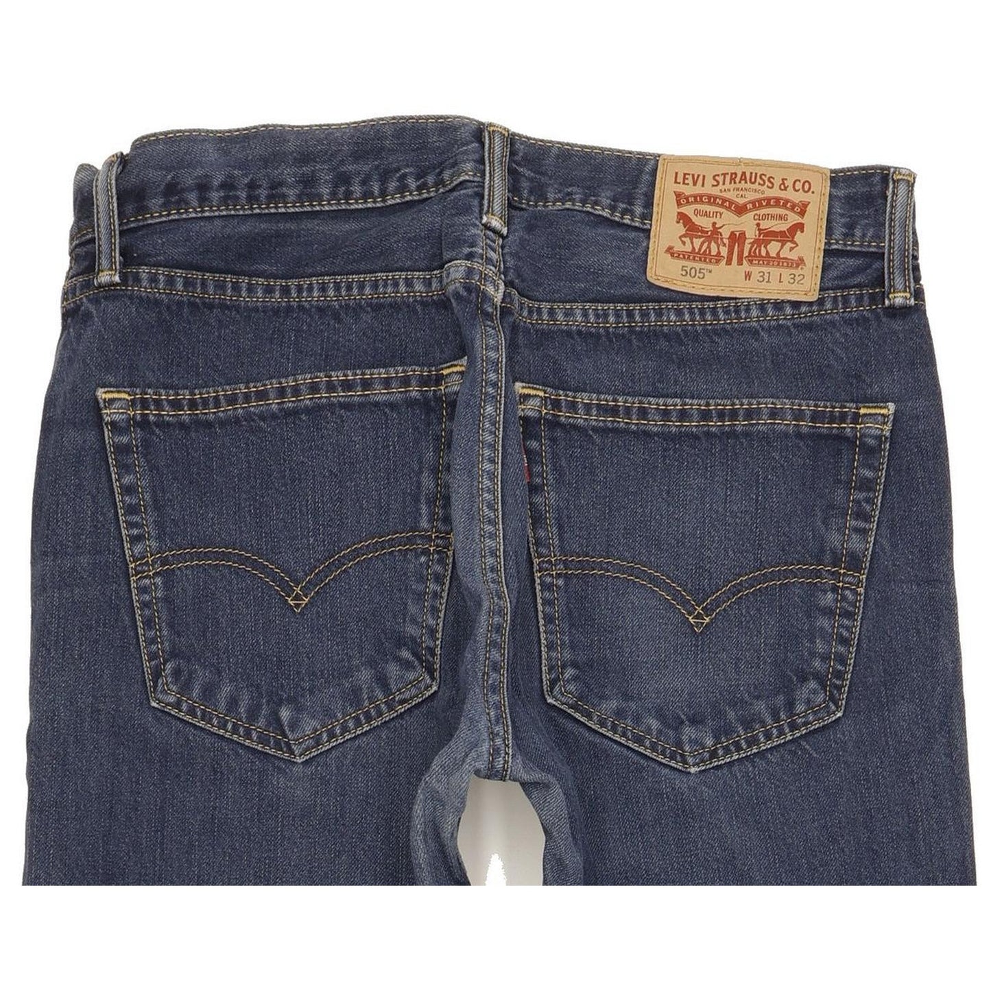 Levi's 505 Men Blue Straight Regular Jeans W31 L31