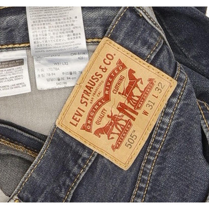 Levi's 505 Men Blue Straight Regular Jeans W31 L31