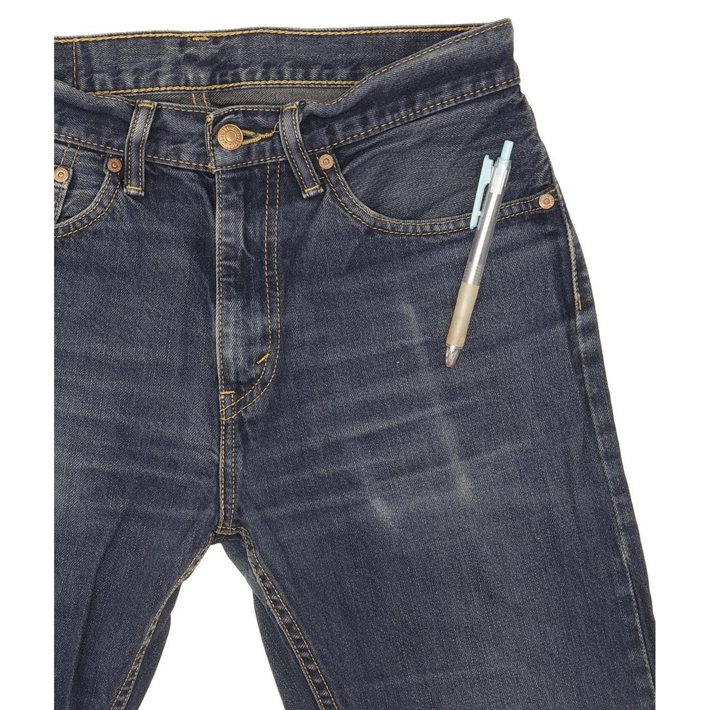 Levi's 505 Men Blue Straight Regular Jeans W31 L31