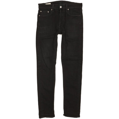 Levi's 510 Men Black Skinny Slim Stretch Jeans W30 L30