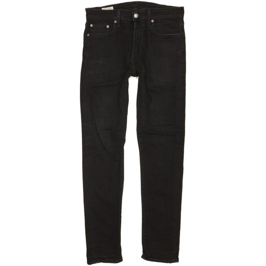 Levi's 510 Men Black Skinny Slim Stretch Jeans W30 L30