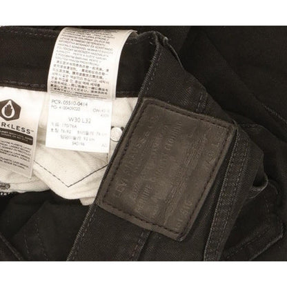 Levi's 510 Men Black Skinny Slim Stretch Jeans W30 L30