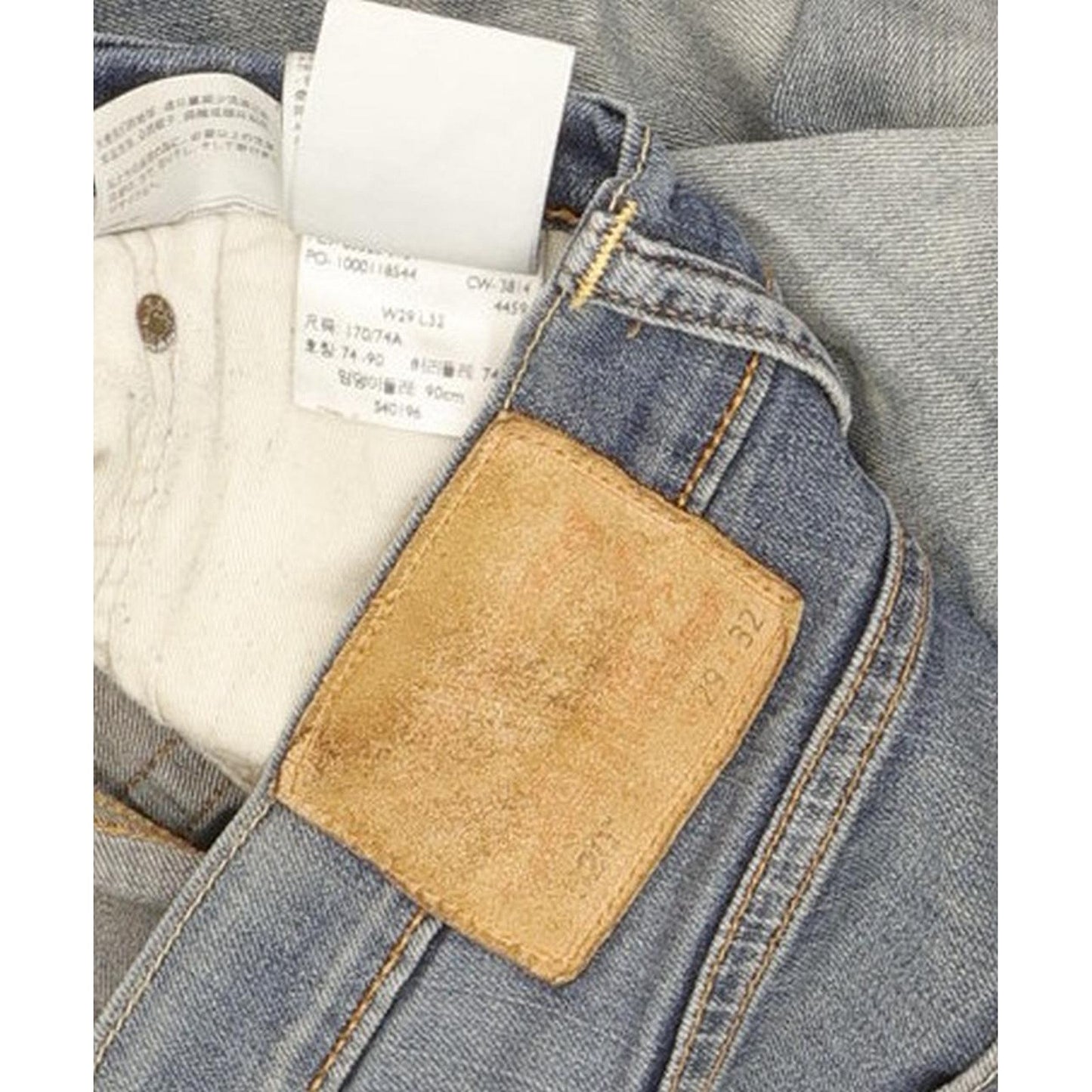 Levi's 520 Men Blue Skinny Slim Stretch Jeans W30 L30