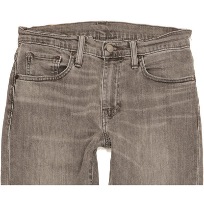 Levi's 512 Men Grey Tapered Slim Stretch Jeans W29 L31