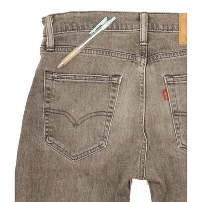 Levi's 512 Men Grey Tapered Slim Stretch Jeans W29 L31
