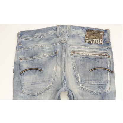 G-Star Attacc Men Blue Straight Regular Jeans W33 L34
