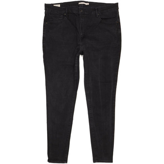 Levi's Mile Black Skinny Slim Stretch Jeans High Waisted W40 L31