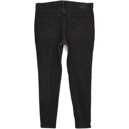 Levi's Mile Black Skinny Slim Stretch Jeans High Waisted W40 L31