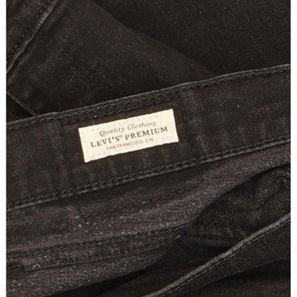 Levi's Mile Black Skinny Slim Stretch Jeans High Waisted W40 L31