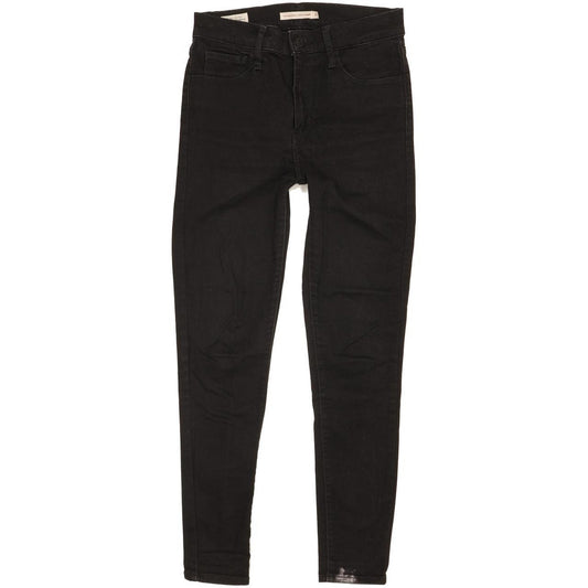 Levi's 720 Women Black Skinny Slim Stretch Jeans W27 L27