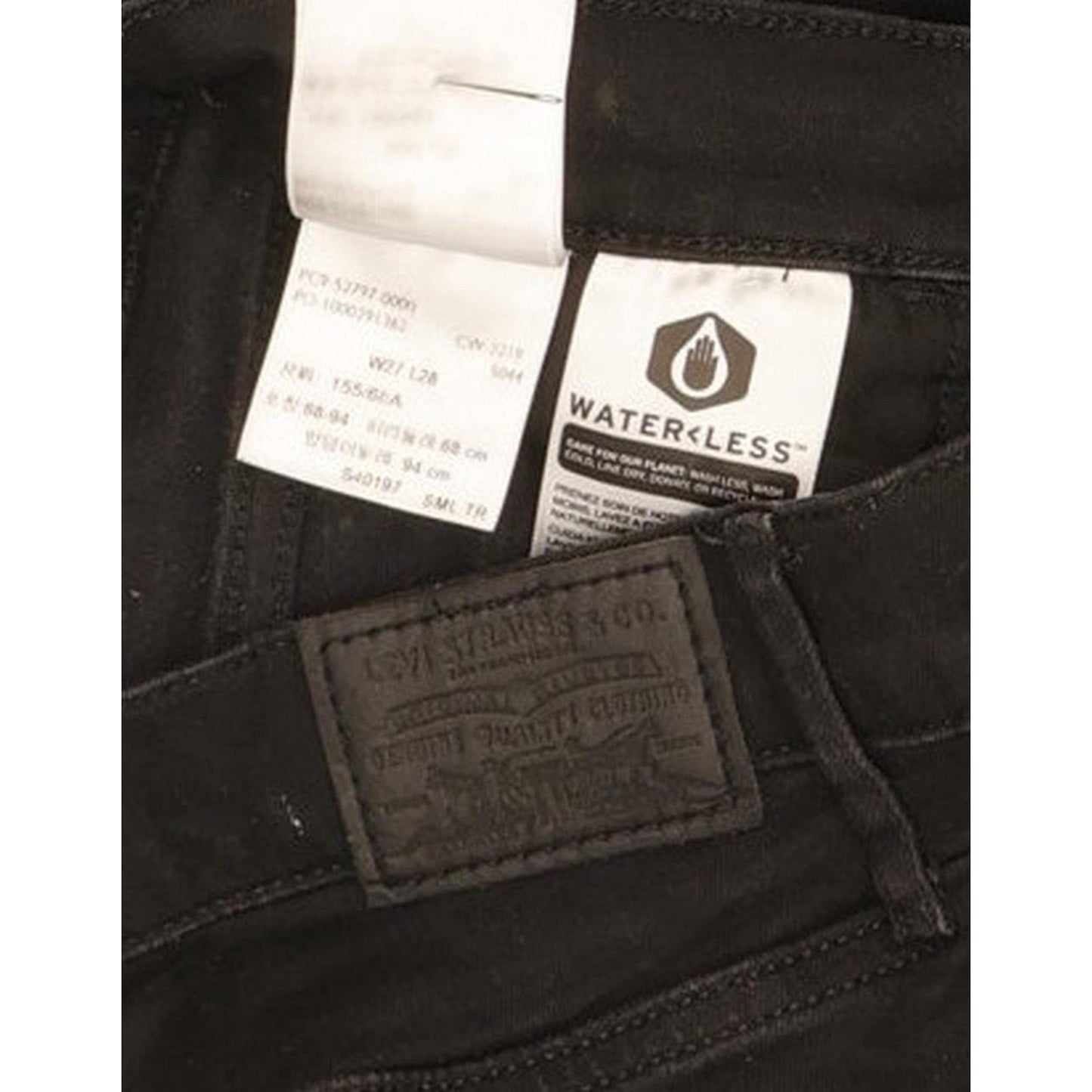Levi's 720 Women Black Skinny Slim Stretch Jeans W27 L27