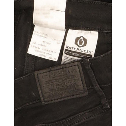 Levi's 720 Women Black Skinny Slim Stretch Jeans W27 L27
