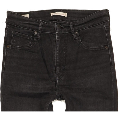 Levi's Mile Black Skinny Slim Stretch Jeans High Waisted W28 L30