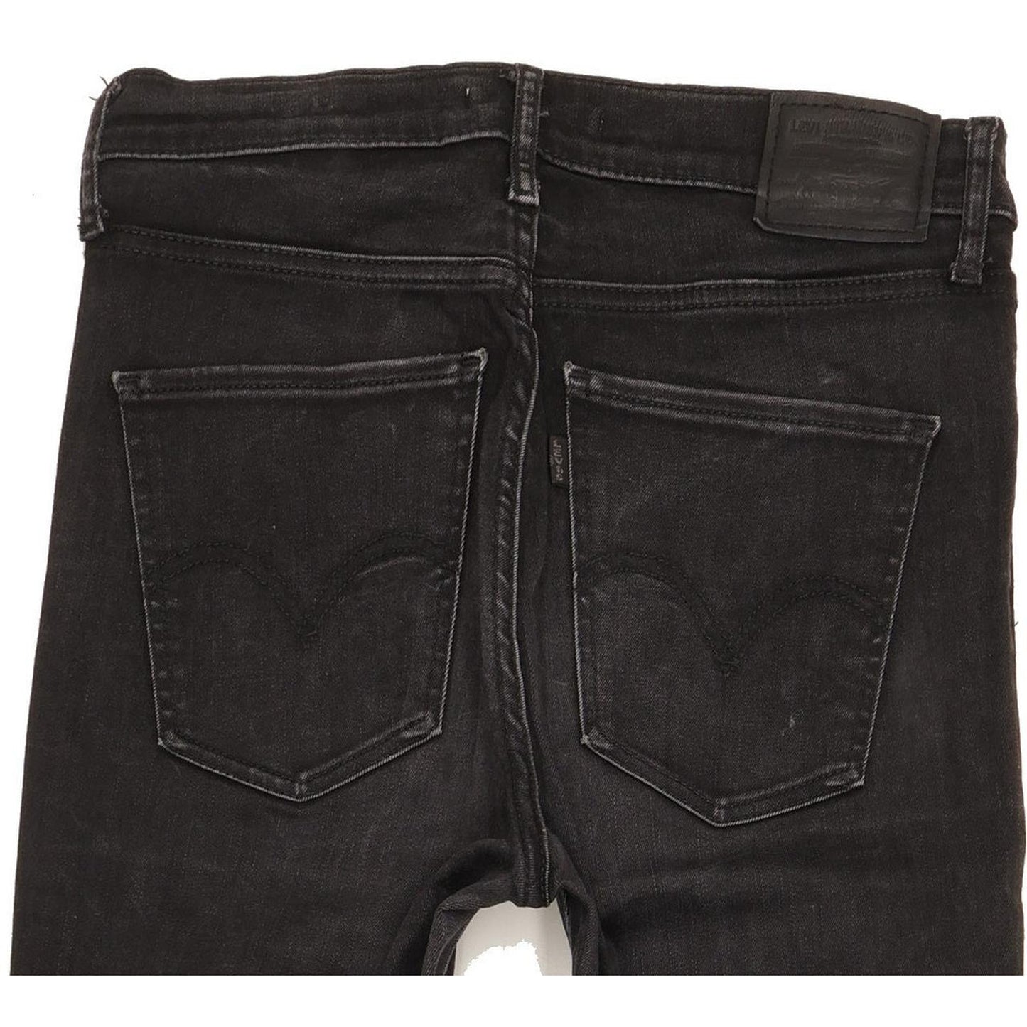 Levi's Mile Black Skinny Slim Stretch Jeans High Waisted W28 L30