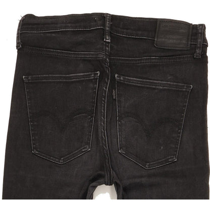 Levi's Mile Black Skinny Slim Stretch Jeans High Waisted W28 L30
