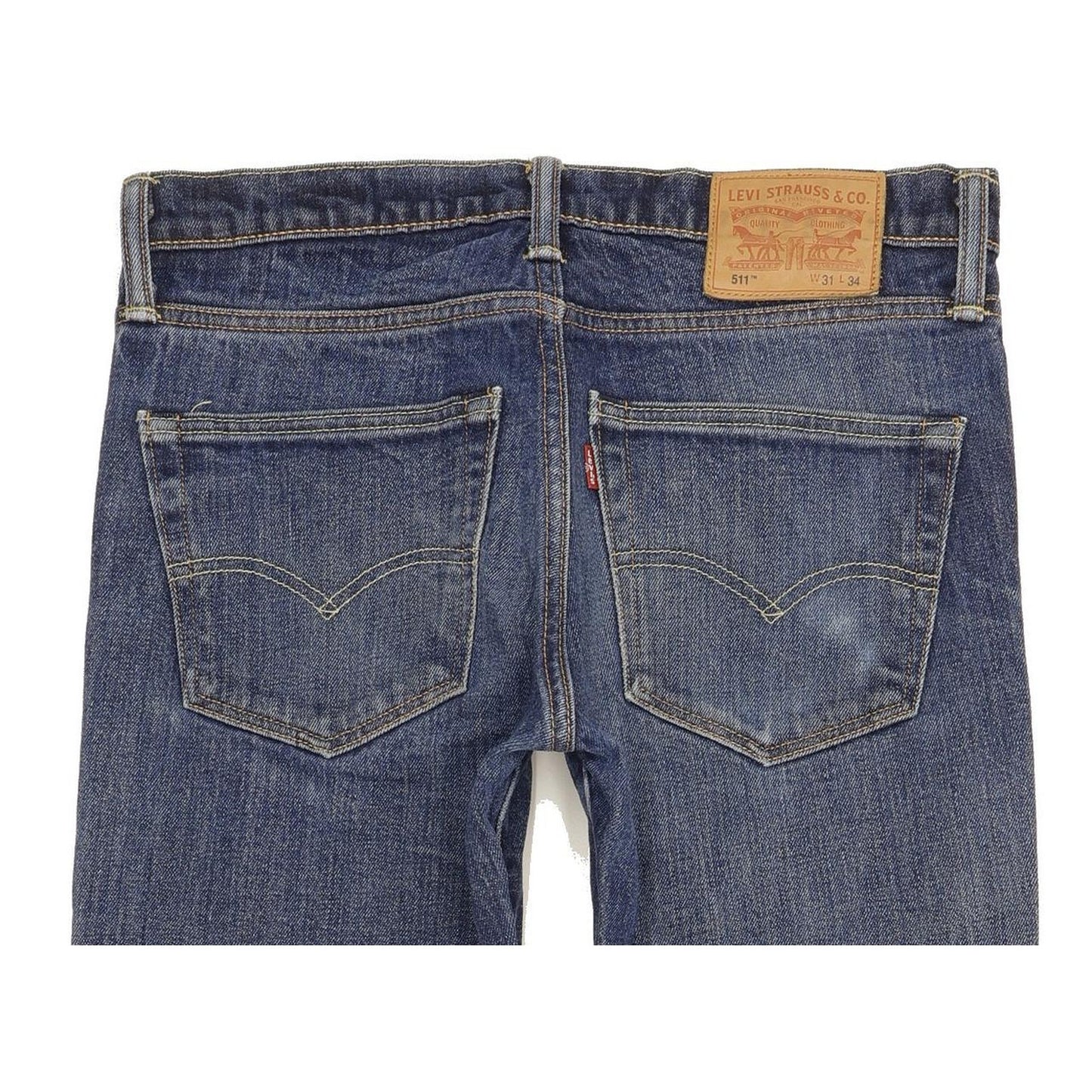 Levi's 511 Men Blue Straight Slim Stretch Jeans W31 L33