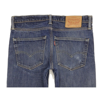 Levi's 511 Men Blue Straight Slim Stretch Jeans W31 L33