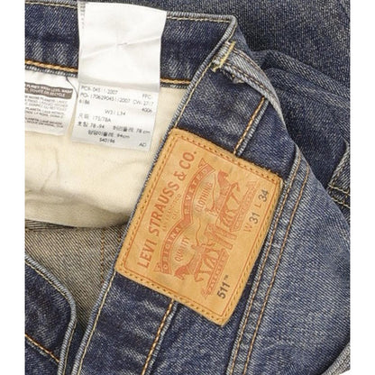 Levi's 511 Men Blue Straight Slim Stretch Jeans W31 L33