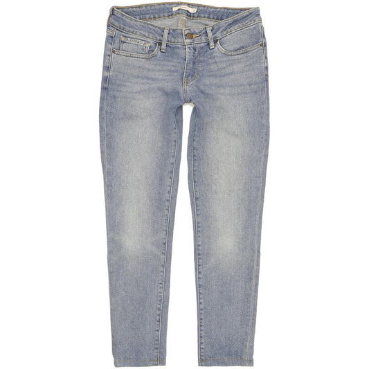 Levi's 711 Women Blue Skinny Slim Stretch Jeans W27 L27