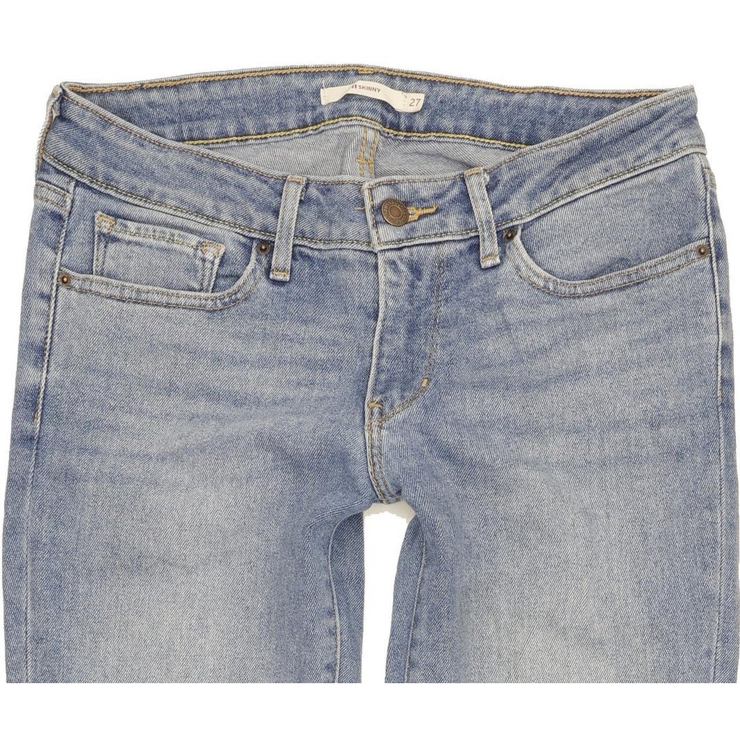 Levi's 711 Women Blue Skinny Slim Stretch Jeans W27 L27
