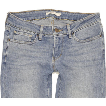 Levi's 711 Women Blue Skinny Slim Stretch Jeans W27 L27