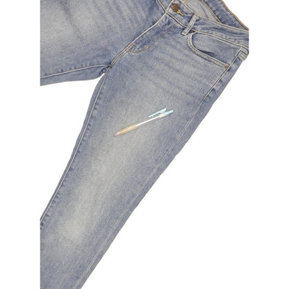 Levi's 711 Women Blue Skinny Slim Stretch Jeans W27 L27