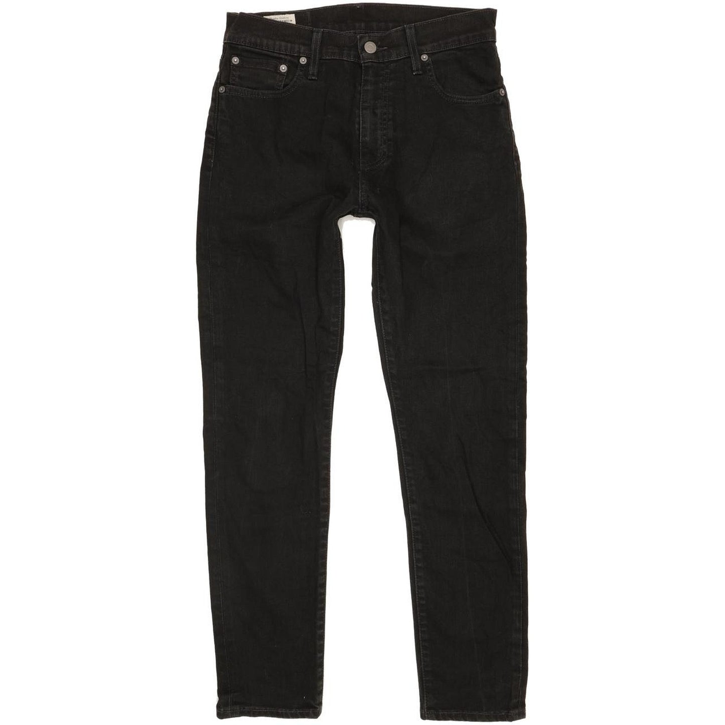 Levi's 512 Men Black Tapered Slim Stretch Jeans W30 L29