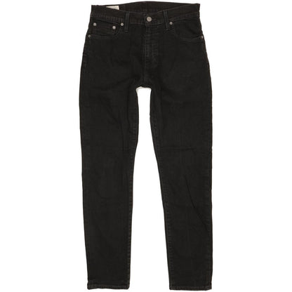 Levi's 512 Men Black Tapered Slim Stretch Jeans W30 L29