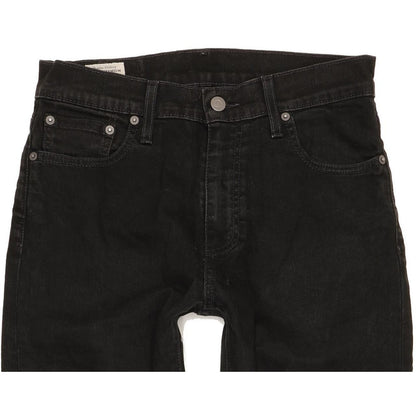 Levi's 512 Men Black Tapered Slim Stretch Jeans W30 L29