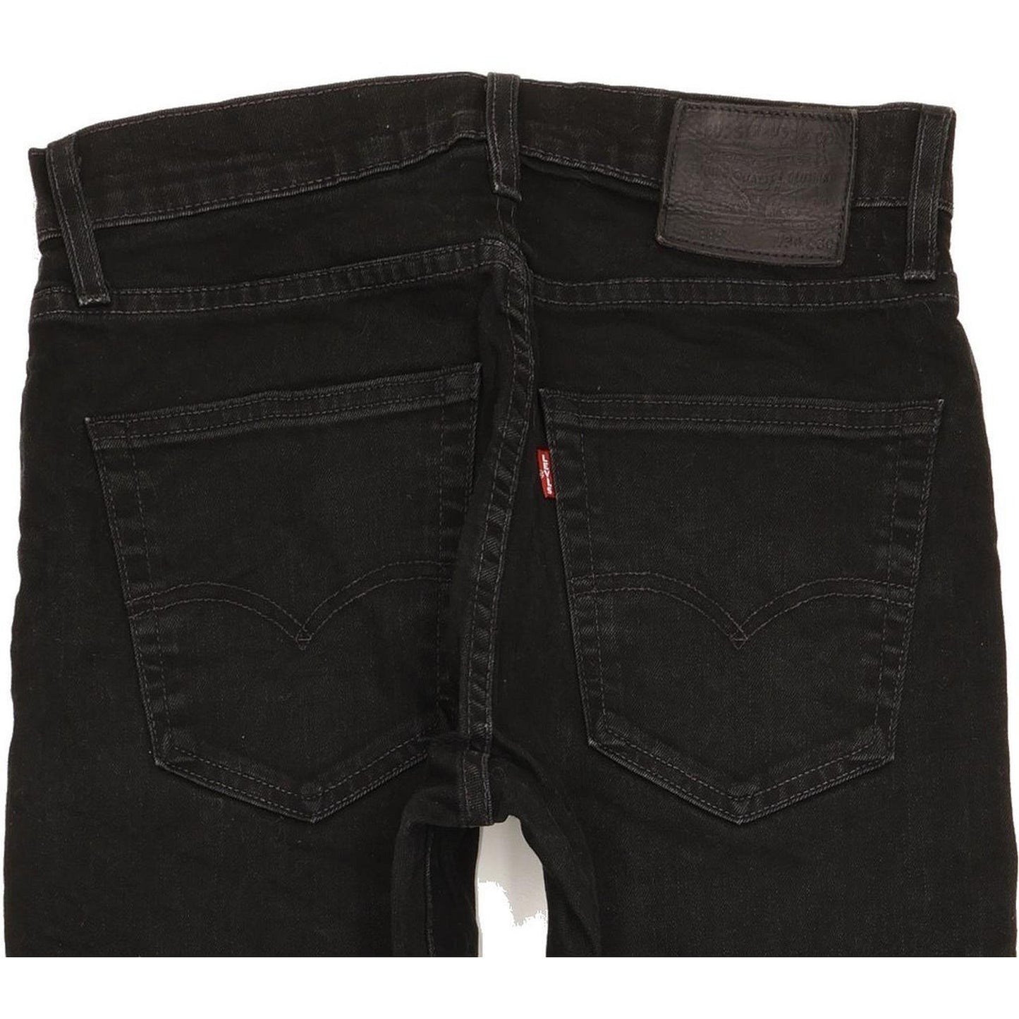 Levi's 512 Men Black Tapered Slim Stretch Jeans W30 L29