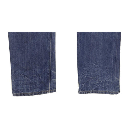 G-Star Attacc Men Blue Straight Slim Stretch Jeans W37 L31