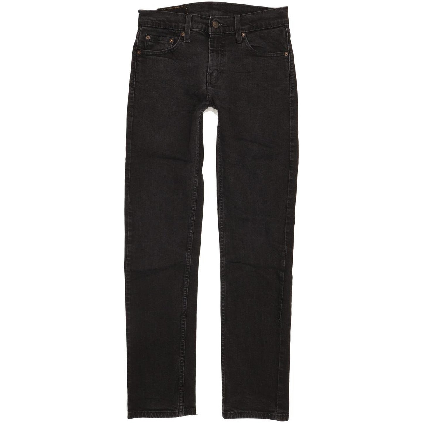 Levi's 505 Men Black Straight Regular Stretch Jeans W29 L32