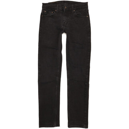 Levi's 505 Men Black Straight Regular Stretch Jeans W29 L32