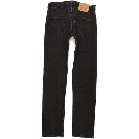 Levi's 505 Men Black Straight Regular Stretch Jeans W29 L32