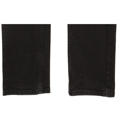Levi's 505 Men Black Straight Regular Stretch Jeans W29 L32