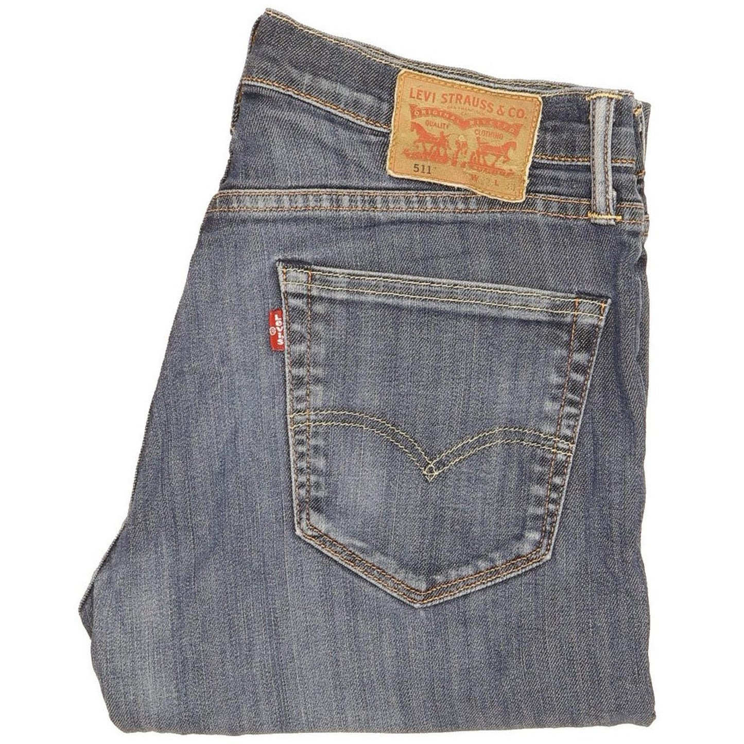 Levi's 511 Men Blue Straight Slim Jeans W30 L29