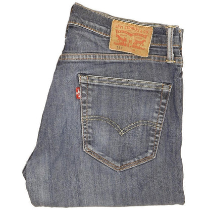 Levi's 511 Men Blue Straight Slim Jeans W30 L29