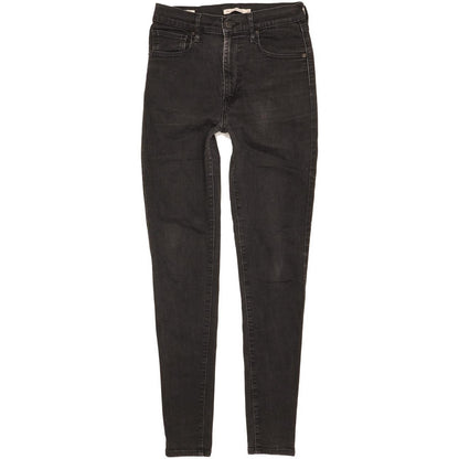 Levi's Mile Black Skinny Slim Stretch Jeans High Waisted W30 L30