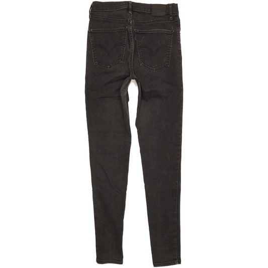 Levi's Mile Black Skinny Slim Stretch Jeans High Waisted W30 L30
