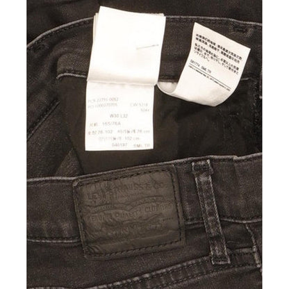 Levi's Mile Black Skinny Slim Stretch Jeans High Waisted W30 L30