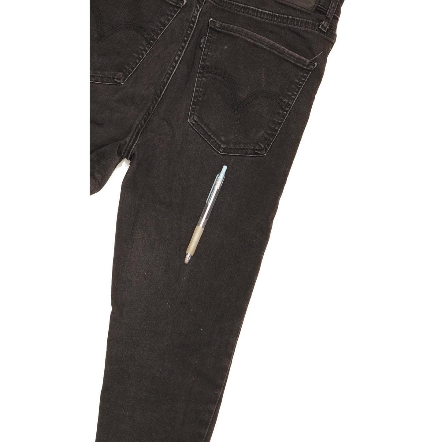 Levi's Mile Black Skinny Slim Stretch Jeans High Waisted W30 L30