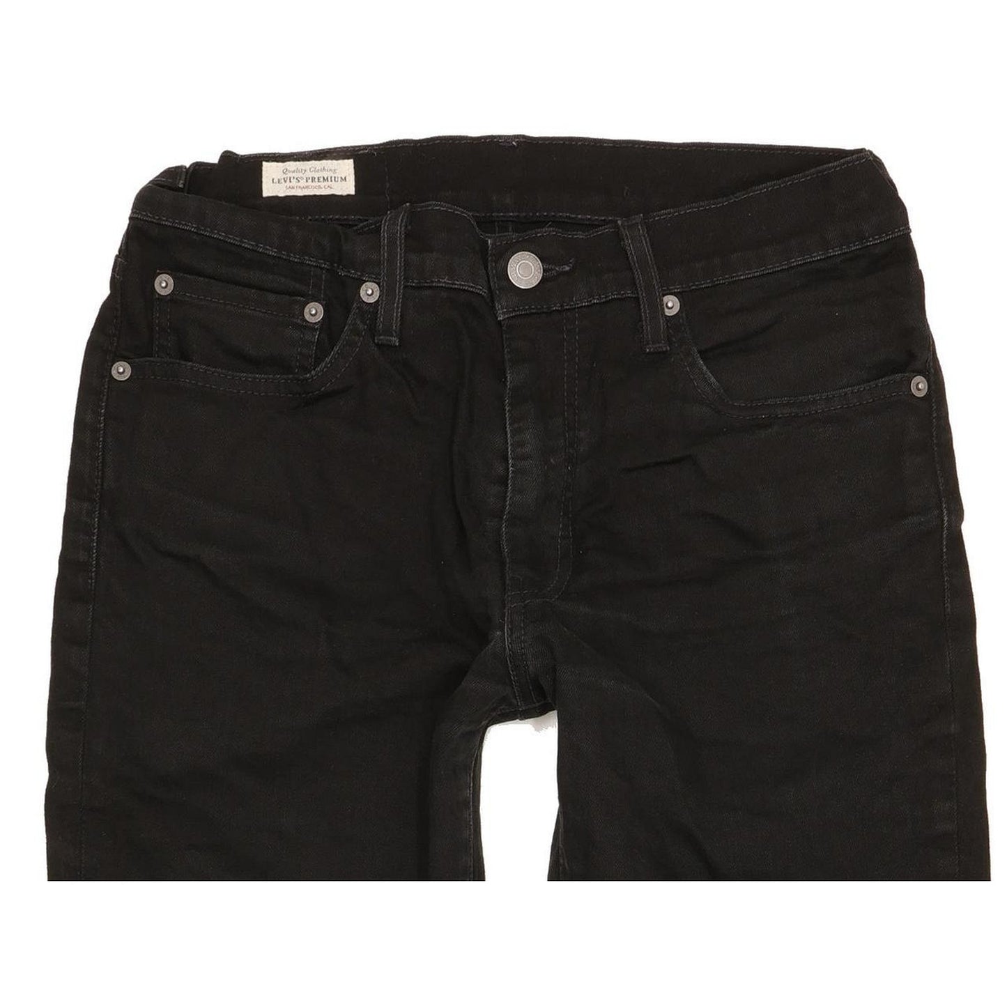 Levi's 511 Men Black Straight Slim Stretch Jeans W31 L26
